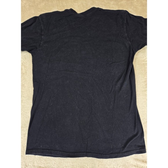 Vans Classic Logo T Shirt Mens Medium Black Short Sleeve Cotton Tee - Picture 6 of 7